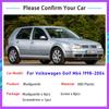 Front Rear Car Mud Flaps For Volkswagen VW Golf 4 Mk4 2003 2002 2001 2000 1999 1998 Mudflap Splash Guards Mud Fender