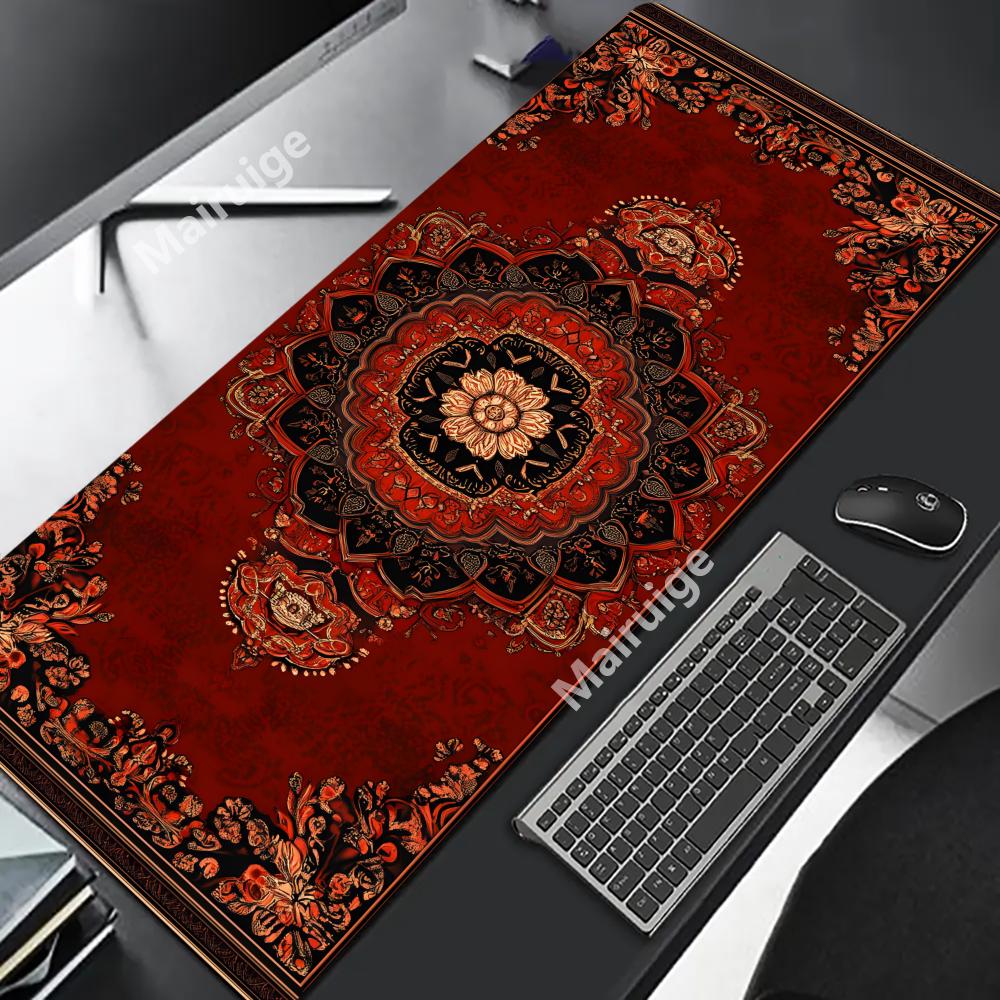 Persian Large Mouse Pad Xxl Big Office Carpet Desk Mat Gamer Rubber Rug Accessories Computer Company Table Pads 300X800 Cushions