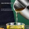 1,3 л масляный фильтр-банка из нержавеющей стали с мелкой сеткой, большая емкость для жира, сито-диспенсер для масла, кухонный органайзер