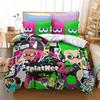 3D Printed Game Splatoons Comfortable Duvet Quilt Cover Pillowcase Bedding Set Children Bedroom Decoration Home Textile