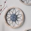 1/3pcs Circular Flower Wall Decoration Retro Wall Background Pendant Rural Wall Hanging  Window