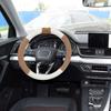 Чехол на руль для мужчин 15 дюймов Теплый Авто Ручка Украшение С Милым Дизайном Животных Чехол на Руль Автомобиля Для Женщин Для