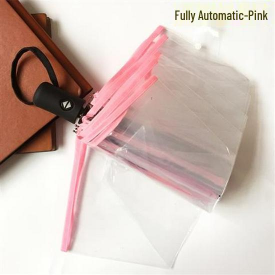 Аниме Куроми Мягкая Девушка Прозрачный Складной Зонт - Утолщенный и Портативный