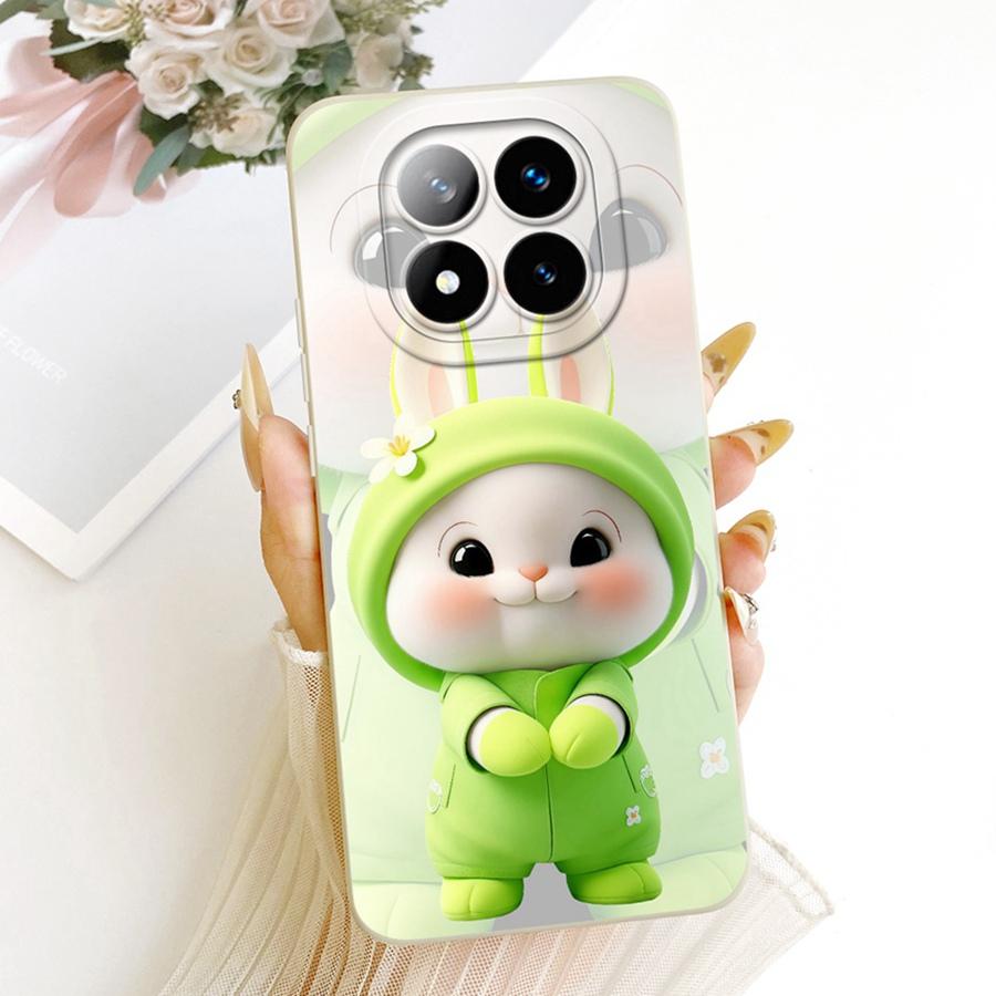 Чехол для Xiaomi Redmi Note 14 Pro Plus 14Pro 4G Мягкий силиконовый чехол Цветок Вишня Чехол для телефона Для Redmi Note14 14Pro+ Coque Funda