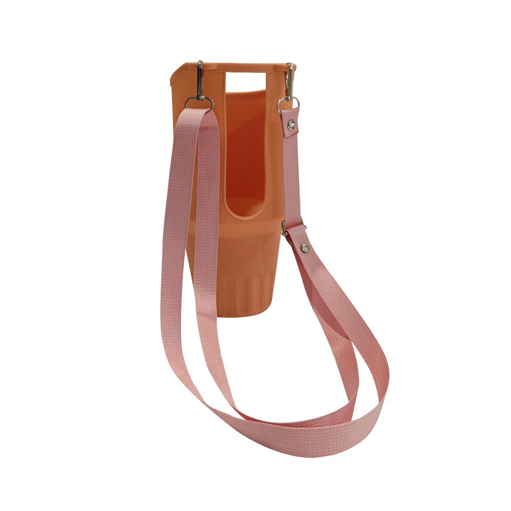 Силиконовая сумка для переноски бутылки с водой с карманом для телефона для стакана на 40 унций, водонепроницаемая неопреновая сумка-держатель для бутылки с водой с регулируемым ремешком Bollus