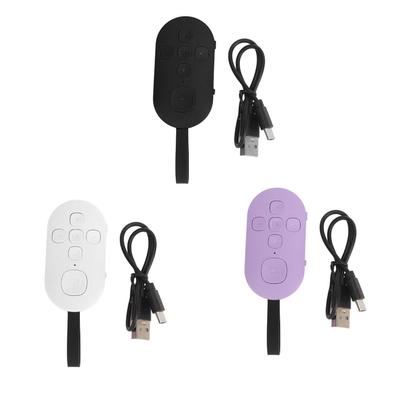 Bluetooth-пульт дистанционного управления телефоном, перезаряжаемый пульт дистанционного управления, кликер для селфи, свободные руки для Smartph