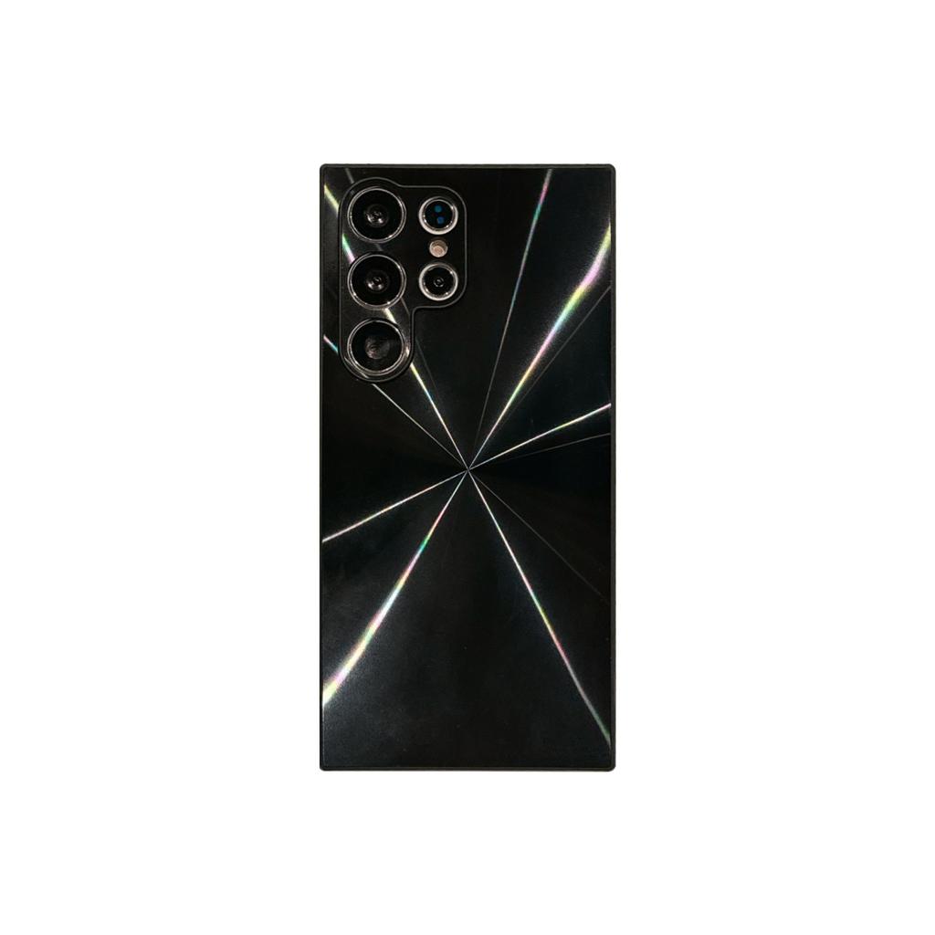 Samsung S25ultra Красочный чехол для мобильного телефона с CD-паттерном «Аврора» Лазерный S24u Продвинутый S23 Нишевый Противоударный A54