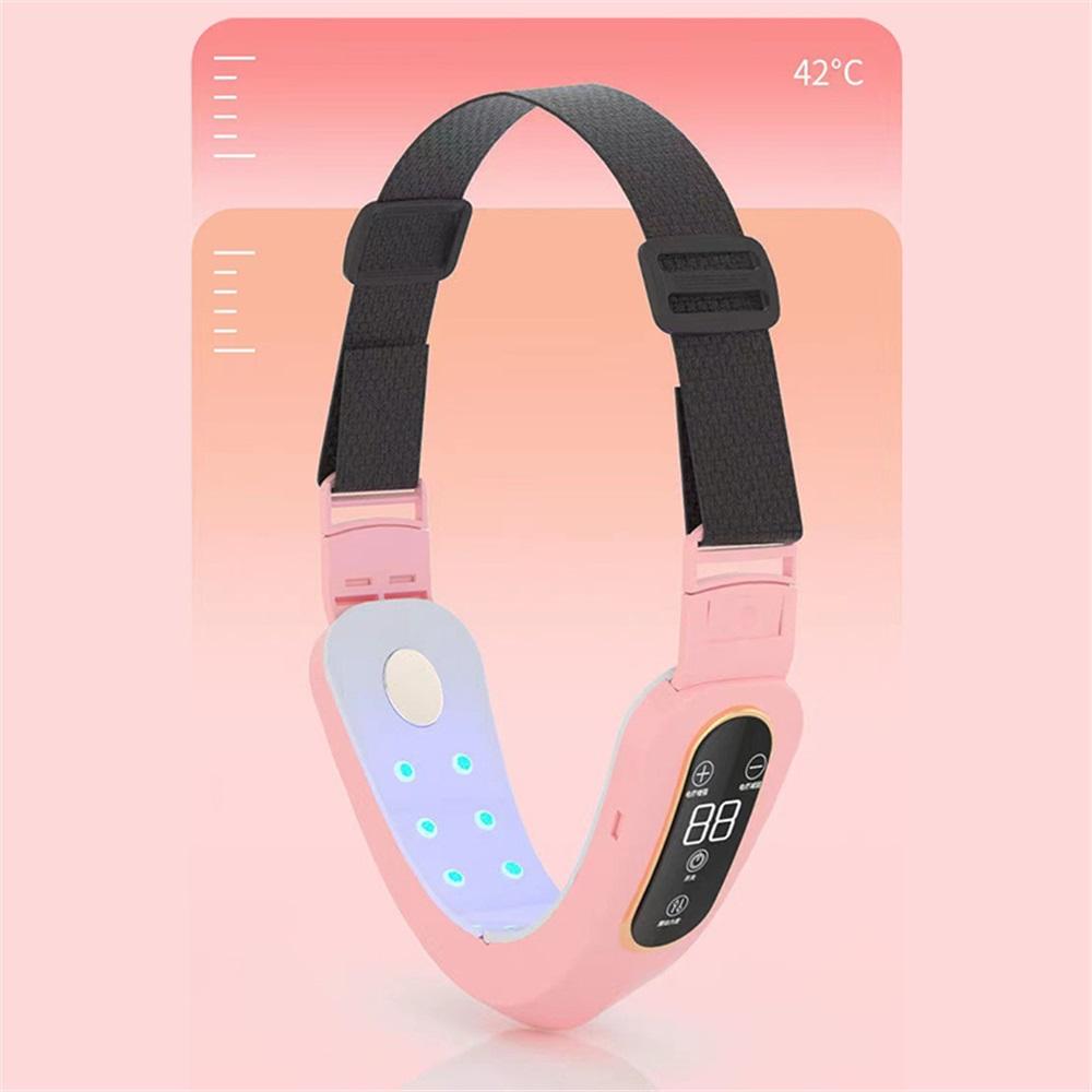 EMS устройство для подтяжки лица светодиодная фотонная терапия вибрационный массажер для похудения лица двойной подбородок V-образный аппарат для подтяжки щек