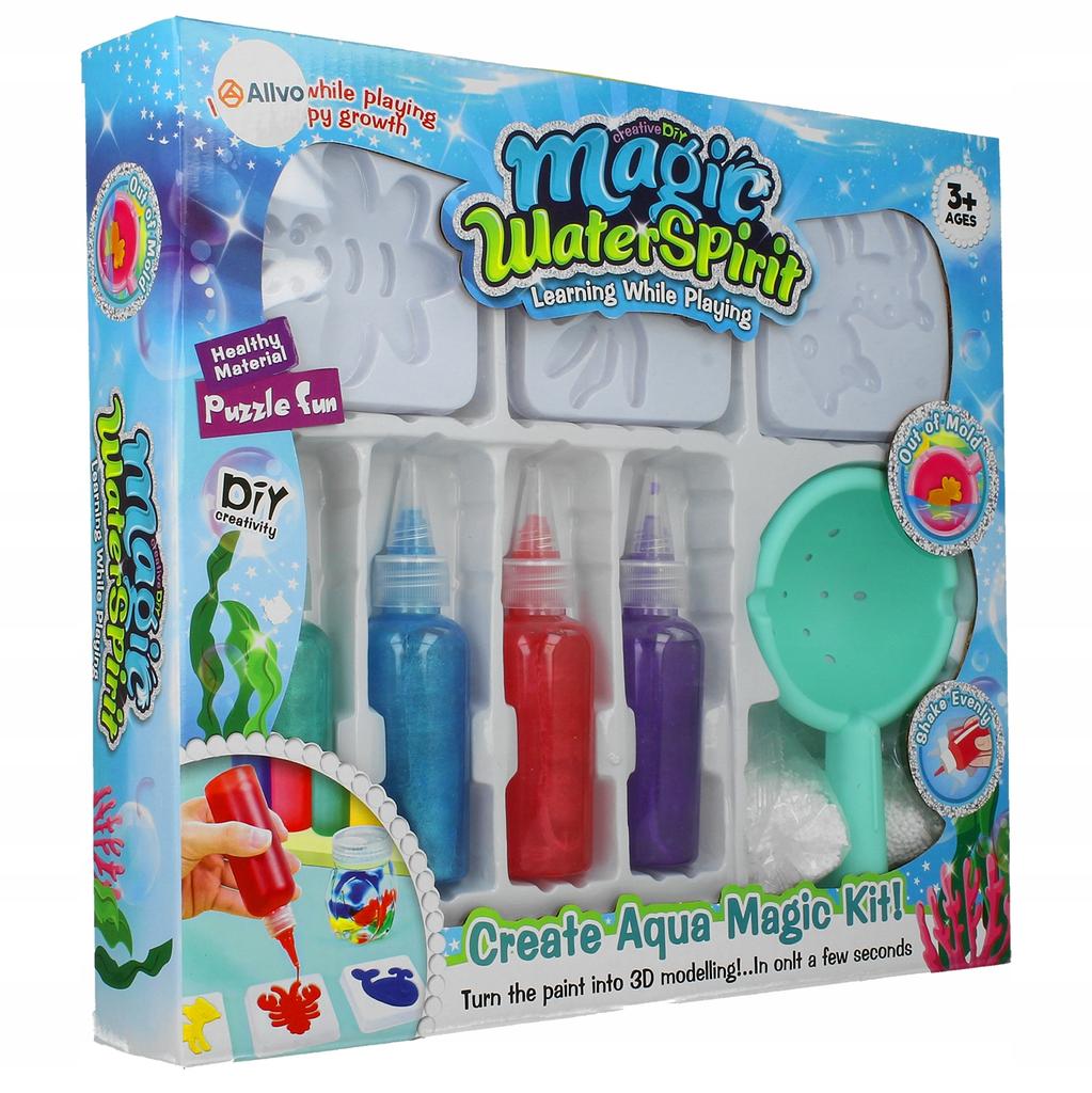 [PACZA] Creative set for children Magic Water Gel + Molds Z3421N