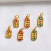10 шт. Сохраняющее цвет старинное золотое капающее масло Ping An Ruyi кулон Diy Abacus кулон браслет ожерелье кулон ювелирные изделия аксессуары