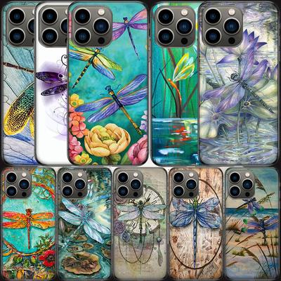 Чехол для телефона «Стрекоза» для Apple Iphone 15 13 12 11 14 Pro Max Mini Cover SE 2020 X XS XR 8 7 6 6S Plus 5 5S Coque для Apple