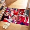 Arsenal Customized Name Floor Rug Office Rug Perfect for Playrooms Kitchen Outdoor Foyer Antislip Carpet Anime Office Decor Perfect Gift for Women/Men