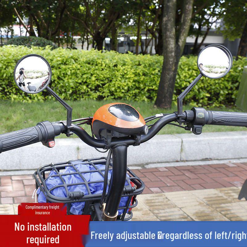 Bike Rearview Mirror: Mountain and Road Safety Cycling Reflective Mirror