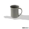Marui Seito Shigaraki Ware Hechimon Mug, Large, 360ml Capacity, Quiet Gray, MR-3-4028