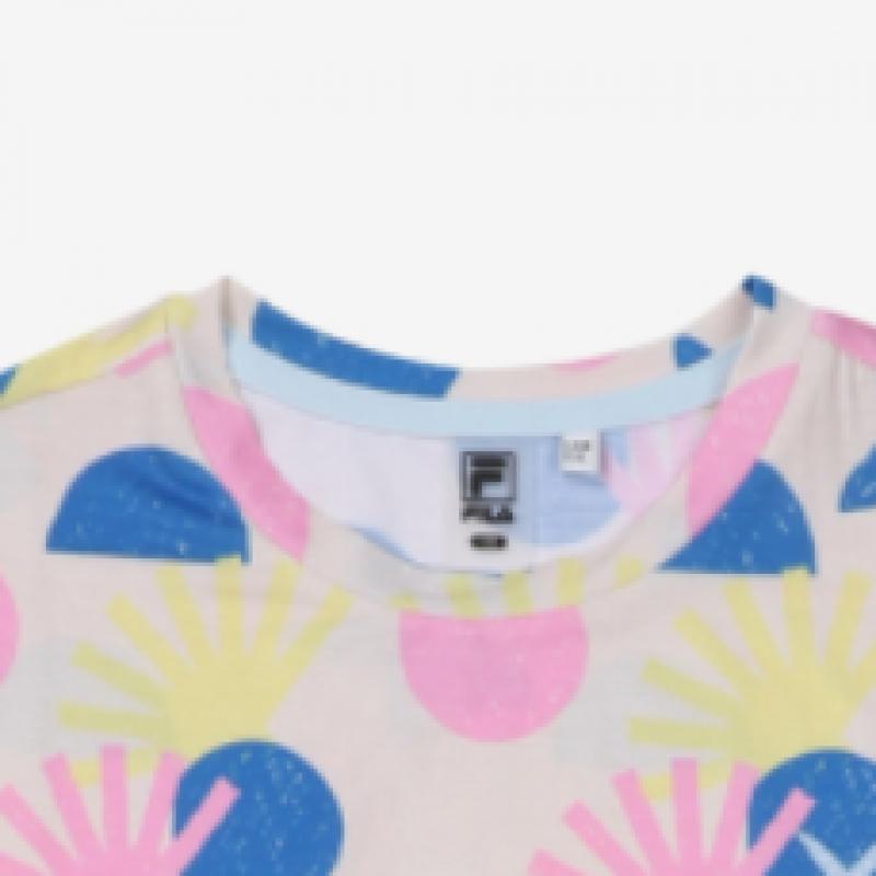 [fila Kids] Платье с узором для игр в воде Fk2opf2w02f Pye q0zFk2opf2w02fPye