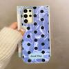 Красочный классический чехол для телефона с черными точками для Samsung Galaxy S25 S24 S23 S22 S21 FE Plus Ultra S25+ S24+ Оболочка Силиконовая задняя крышка