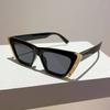 Классические квадратные солнцезащитные очки женские для мужчин модные винтажные трендовые солнцезащитные очки панк люксовый бренд дизайнерские кошачий глаз оттенки УФ400