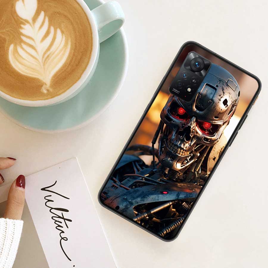 Arnold Schwarzenegger Terminator Phone Case For Xiaomi Redmi Note 12 Plus 12S 11 11T Pro 5G 11E 11S 4G 10 10S 9 9S 9T 8 8T 7 Cov