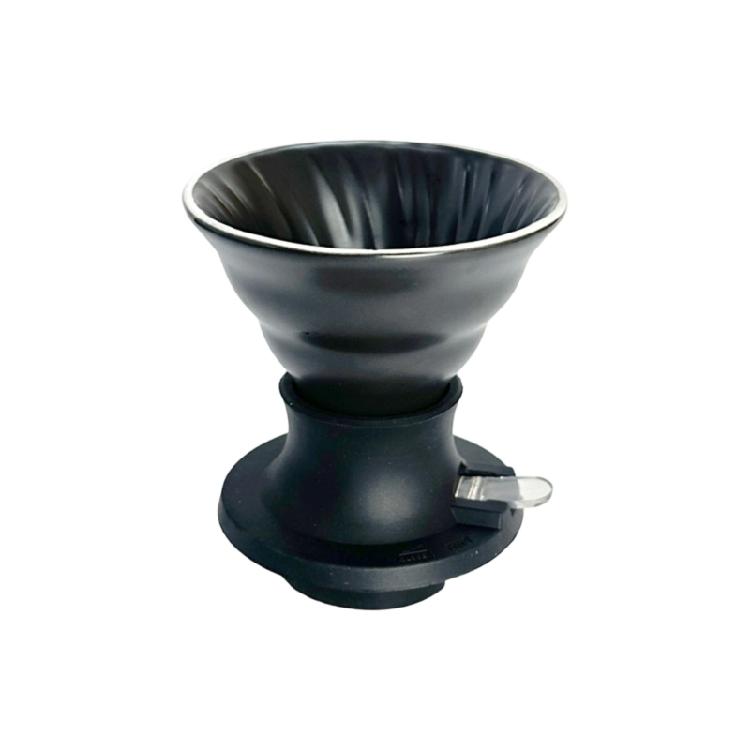 Durable Coffee Infuser With PCT Technology And Ergonomic Silicone Handle Silicone Base Coffee Dripper For Daily Brewing