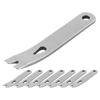 8-Piece Mini Crowbar, Stainless Steel Flat Bar, Multifunctional Small Prybar, Mini Crowbar Survival Opener Tool Set