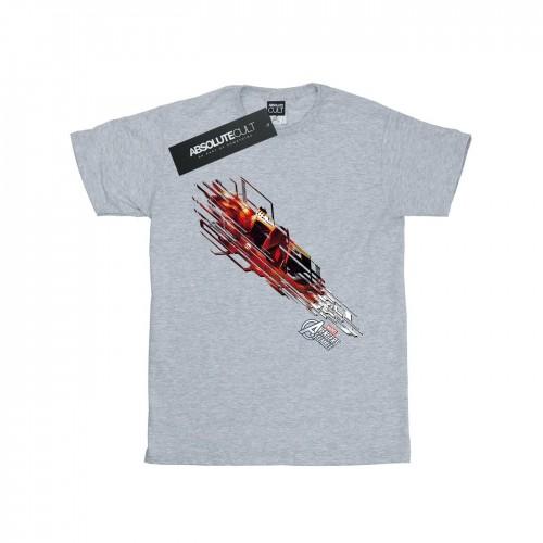 Marvel Mens Avengers Iron Man Shooting Burst T-Shirt