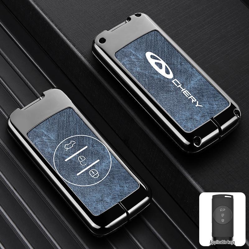 Чехлы-брелоки из цинкового сплава для Chery, Tiggo 8, 7 Plus - Полное покрытие, 5-кратная защита от падений