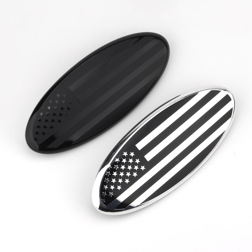 For Ford Front Grille Emblem Hood Badge Logo Sticker For Explorer Fiesta F150 F250 F350 Edge Ranger Expedtion Auto Accessories WD2