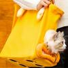 Cat-in-bag Canvas Carrier for Puppies Carry Bag Outdoor Travel Shoulder Carrier Sightseeing Tote Safe Strap