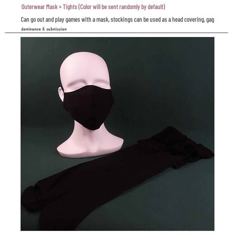 Сет: Скрытые зажимы для сосков и SM-ошейник: Унисекс Игрушки для Активного Отдыха с Маской для Пениса и Анальной Пробкой