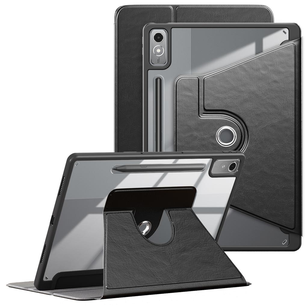 Для Lenovo Tab P12 TB371FC Чехол Кожа+Акрил+ТПУ Подставка Чехол для планшета с функцией автоматического пробуждения/засыпания