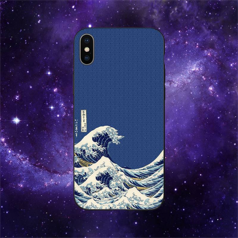 Чехол для телефона The Great Wave of Kanagawa Katsushika Hokusai для iPhone 11 12 Mini 13 14 Pro XS Max X 8 7 6s Plus 5 SE XR Shell
