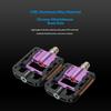 RIRO Foldable Bicycle Pedals 3 Bearings Aluminum Alloy Anti-Slip Reflective Quick Fold Pedal 9/16" Universal for MTB Road Parts