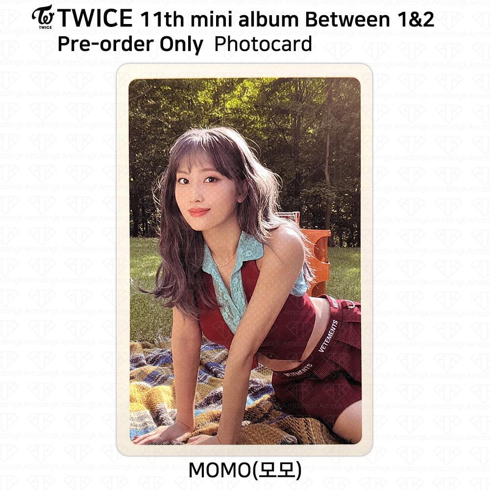Twice 11-й мини-альбом между 1 и 2 Momo, фотокарточка, открытка, наклейка Polaroid POB