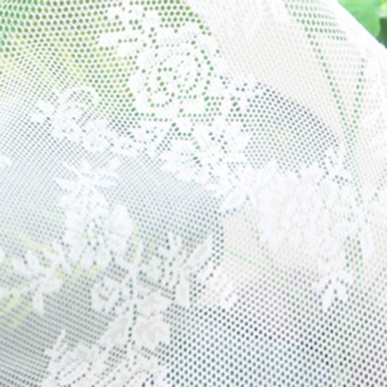 Yousheng Изысканная работа, обработка окон, износостойкая полиэстеровая белая кружевная панель, прозрачная занавеска для дома