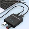 USB3.0 Switcher 2 Computer Sharing Keyboard and Mouse Printer Scanner Webcam 2 in 1 Out/1 in 2 Out USB Switcher Splitter