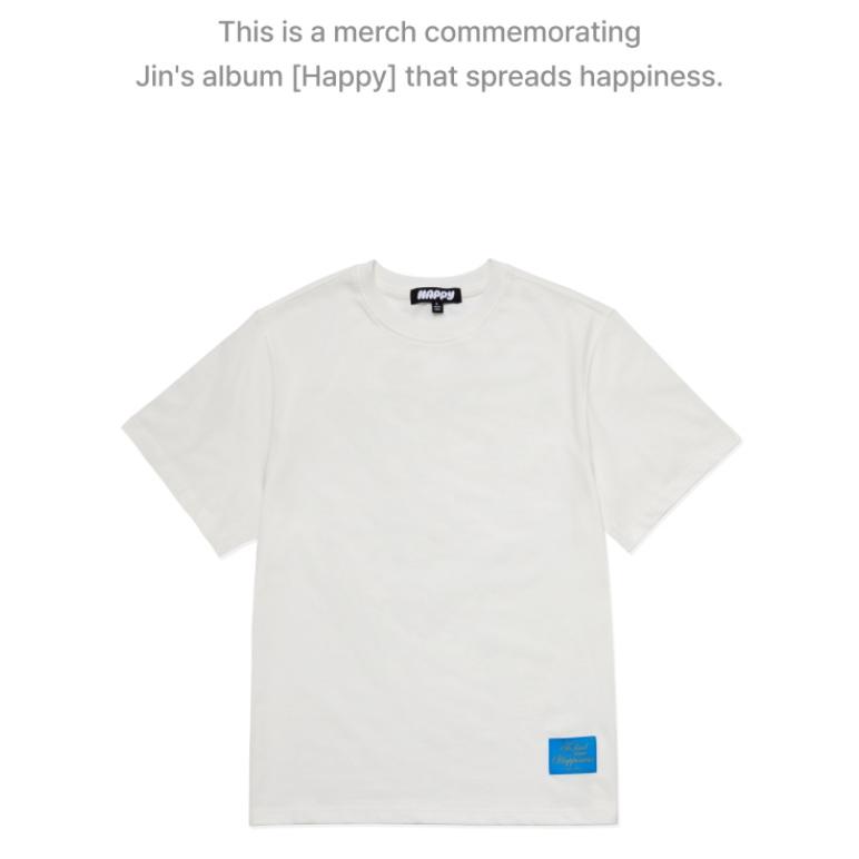 BTS Футболка Jin HAPPY