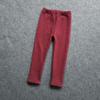 Autumn Winter Kids Pants Small Dot Plus Velvet Girls Leggings Children's Girl Cotton Stretch Trousers Children Clothing