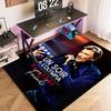1pc The Golden Legend of Johnny Hallyday Carpet Rug for Living Room Bedroom Home Sofa Decoration,Kids play Non-slip Floor Mat