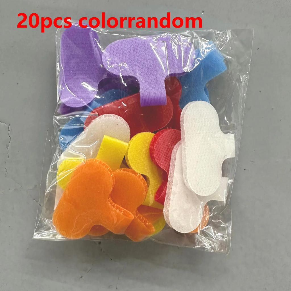 10/20pcs Colorrandom Cable Labels Cable Ties Reusable With Write-on Label Wire Labels  Cable  And Wire Tags  Easy Identification