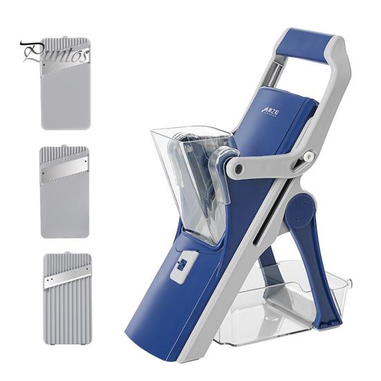 Регулируемый овощерезка-слайсер из нержавеющей стали с противоскользящей прокладкой, многофункциональный кухонный измельчитель, съемная конструкция для дома, ресторана, пекарни