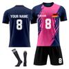 Personalised Shirts Kit Mens Girls With Name Number Custom Football Jerseys For Boys Training Suit