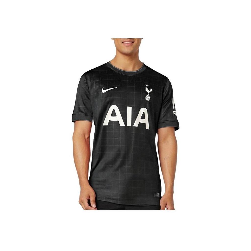 Nike 25-26 Tottenham Hotspur Гостевая версия для болельщиков Футболка модная с круглым вырезом, мягкая, спортивная, с коротким рукавом, для футбола, унисекс, топы, черная HJ4609-011
