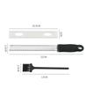 304 Stainless Steel Cheese Grater With Brush Plastic Anti Slip Handle Chocolate Lemon Grater Garlic Cheese Grater Kitchen Tools