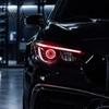Универсальный комплект проекционных фар для автомобиля Dynamic Eye, Синхронизированные RGB-анимационные лампы «Демон», Проектор фар «Дьявол» 6/33 Режима, Пульт дистанционного управления