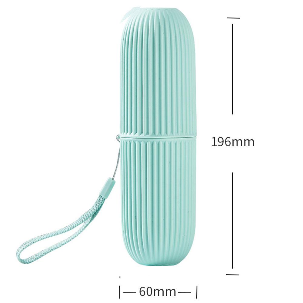 2025 Hot Sale Portable Toothbrush Case Business Travel Plastic Dust Proof Toothpaste Toothbrush Cup Holder