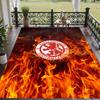 Soft Floor Carpet Middlesbrough Football Pattern Area Rug Decorative Mat For Home Room Decoration
