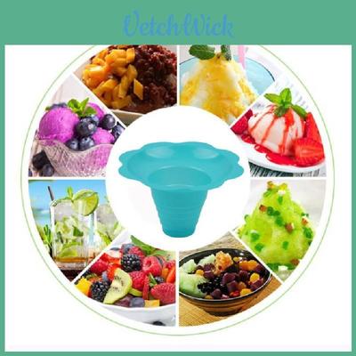 Одноразовые стаканчики для снежного льда для кондитерских 4 унции 8 унций Материал ПЭТ Креативный дизайн
