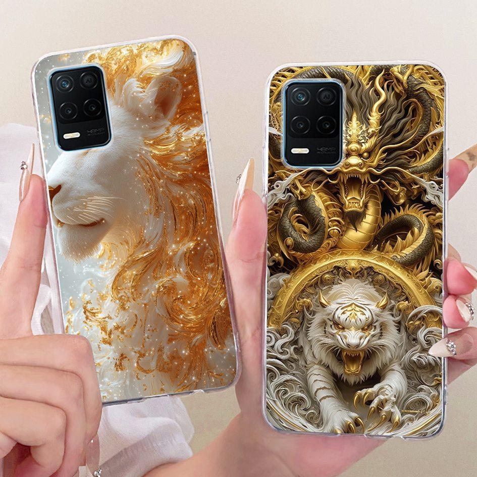 For Realme 8 8s 5G Case RMX3241 RMX3381 Cover Cool Fashion Cartoon Silicone Soft TPU Bumper For Realme Narzo 30 5G RMX3242 Funda