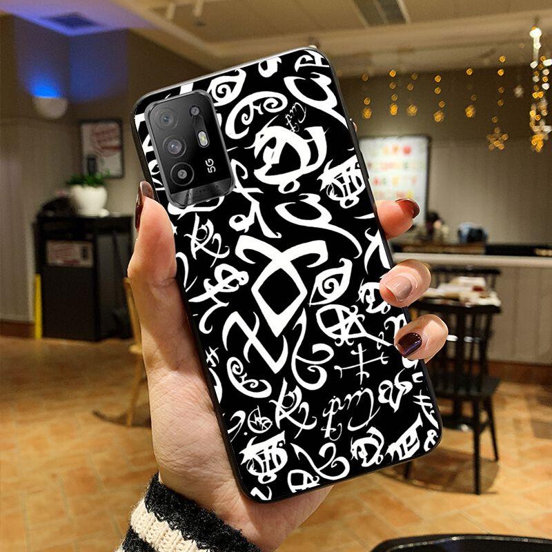 Чехол для телефона Funda American TV Series Shadowhunters для OPPO A74 A94 A3S A5S A9 A12 A15S A52 A53S A72 A73 2020 A91 5G, чехлы