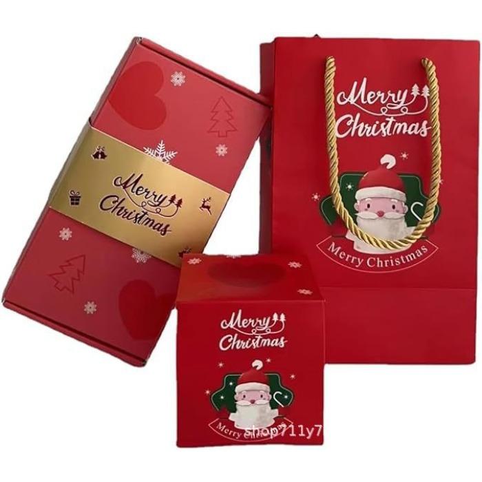Christmas Pop up Box, Birthday Creative Gift Box, Folding Bounce Red Envelope Gift Box